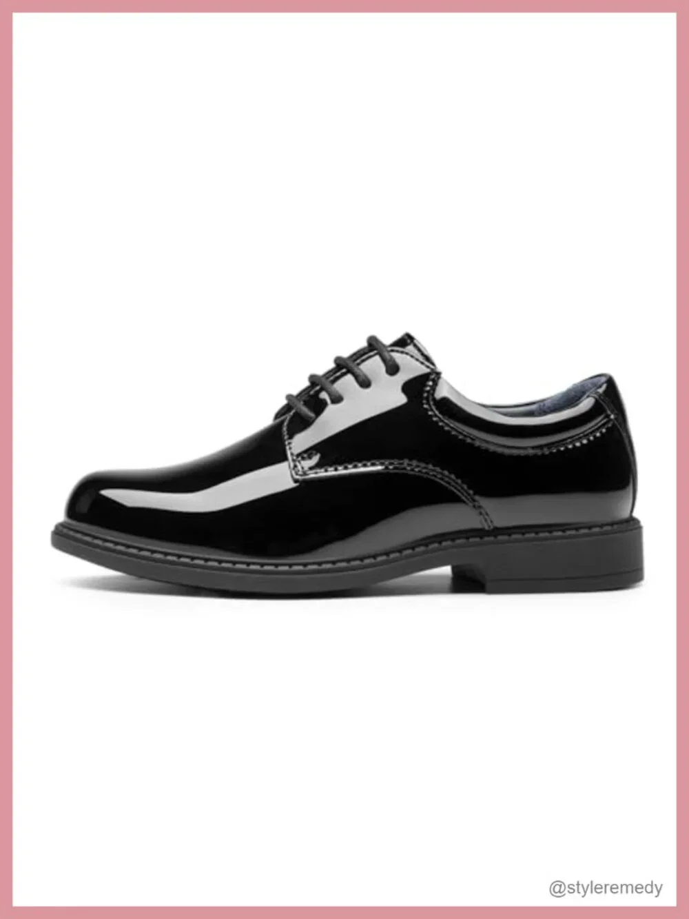 Boys Oxfords Dress Shoes Faux Leather Lace Up Comfort